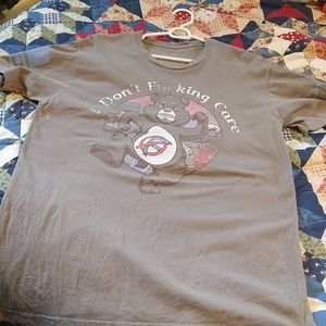Grunt Style green I Don't F!!!!!ng Care bear shirt